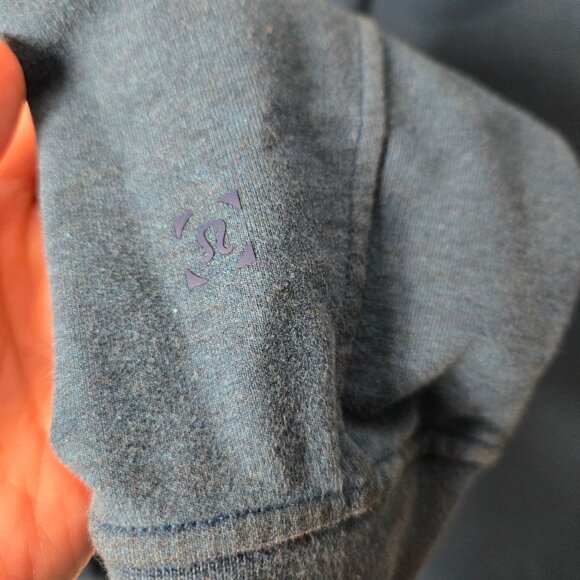 Lululemon Men's Size XL City Sweat Full-Zip Hoodie Sweatshirt Poseidon Blue - Picture 7 of 9